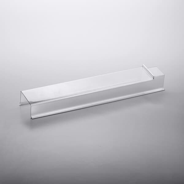 A clear plastic container with a white rectangular cover.