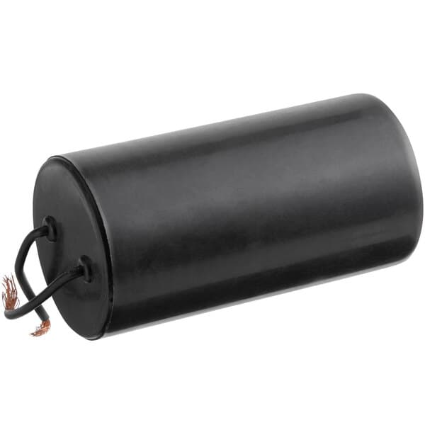 a black cylinder with a white background
