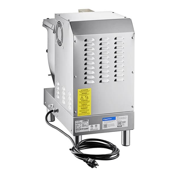 A white Estella countertop pasta extruder machine with a cord attached.