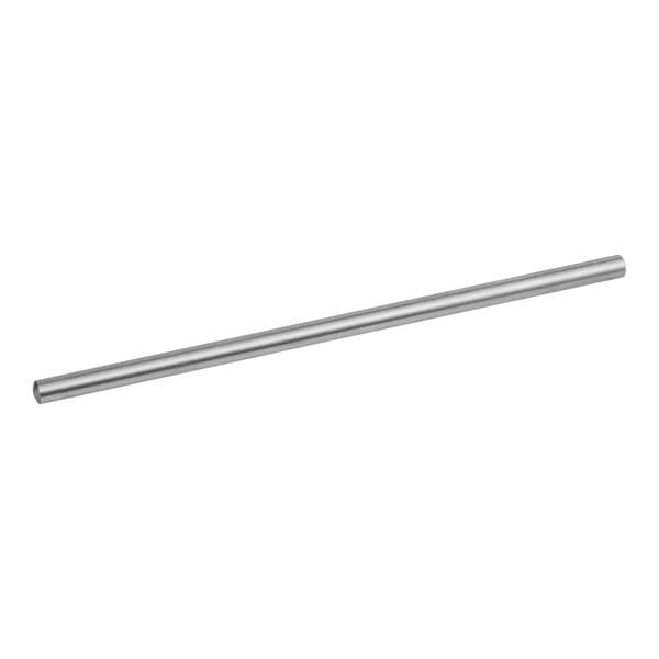 A long silver metal rod with a metal tray attachment.
