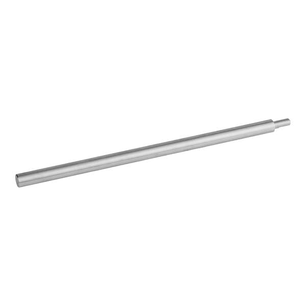 A long silver metal rod with a handle.