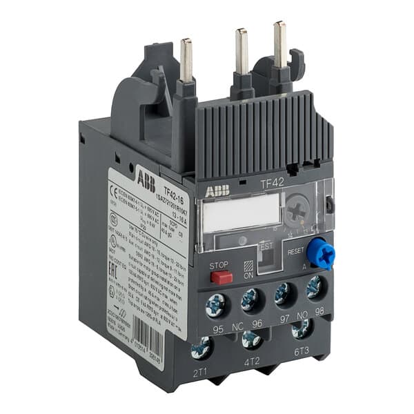 A grey electrical device with buttons and wires, with Estella Thermal Protection Fuse for CG4 attached.