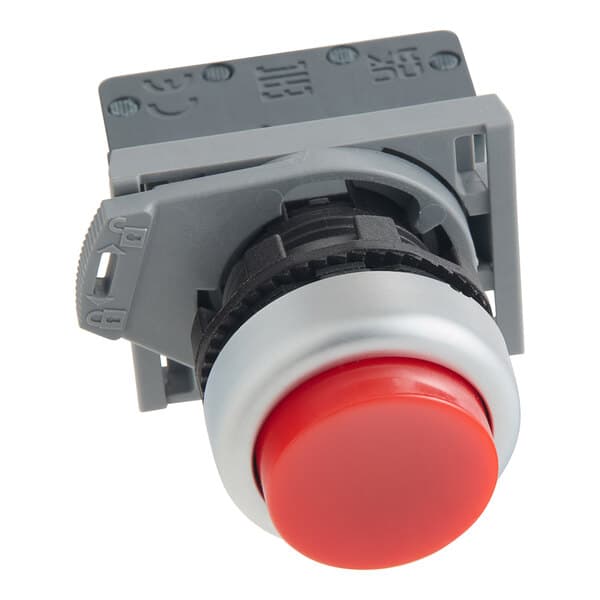 A red stop button for Estella cheese graters.