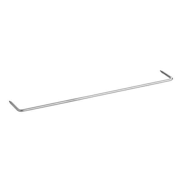 A straight metal middle rail with upturned ends, designed for use with the Estella Caffe ECEM2.
