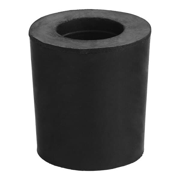 A black cylindrical rubber foot with a central hole, designed for use with EDS Series equipment.