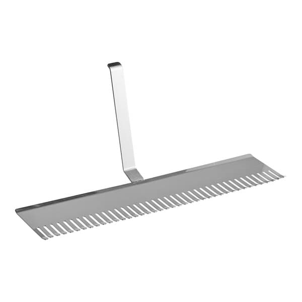 A metal Estella pressure plate with a long handle.