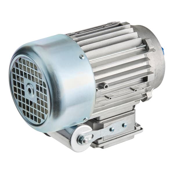 A metal electric motor designed for use with the Estella PEM4 machine.