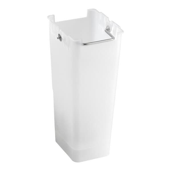 A translucent rectangular water tank with a metal handle, designed for the Estella Caffe ECMSA08 espresso machine.