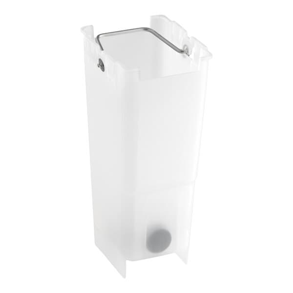 A translucent plastic water tank with a metal handle, designed for use with the Estella Caffe ECMSA08 machine.