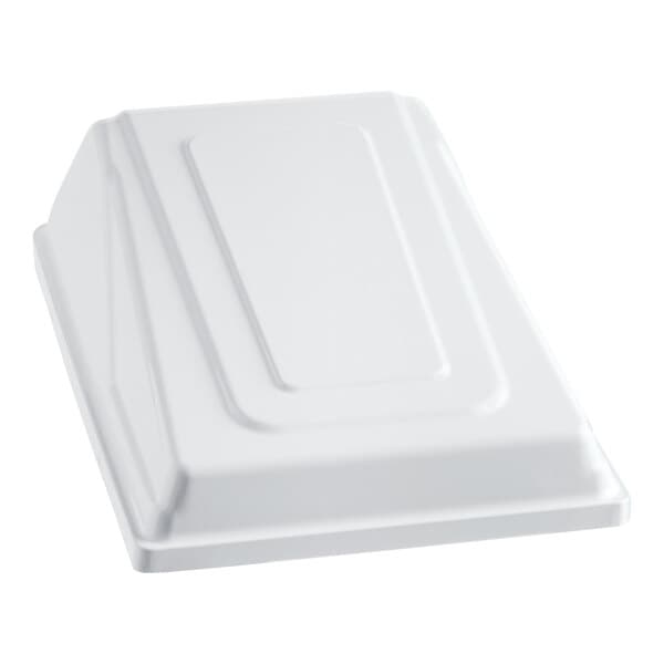A white rectangular top cover with rounded edges.