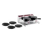 Estella WBMX2A Double Belgian Waffle Maker with Hexagon Waffle Plate - 120V, 1,820W