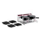 Estella WBMX2A Double Belgian Waffle Maker with Waffle on a Stick Plate - 120V, 1,820W